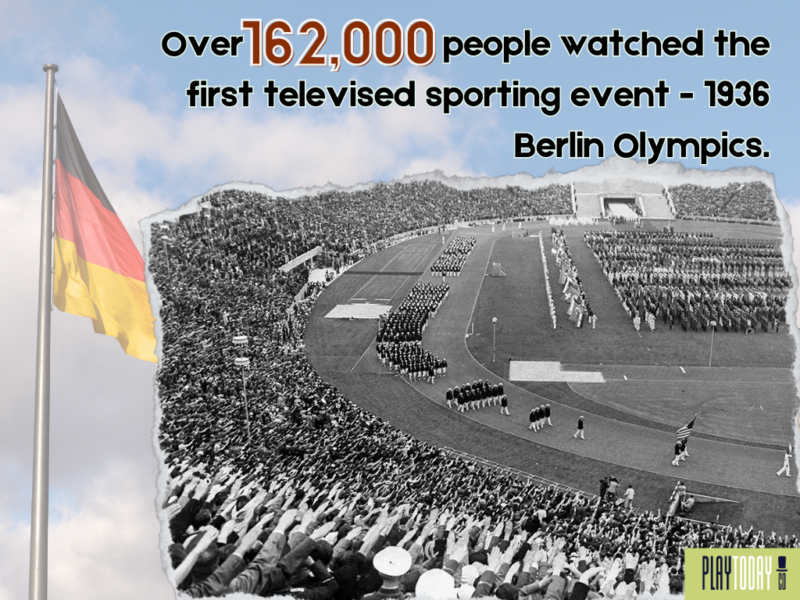 The 1936 Berlin Olympics drew 162,000 viewers