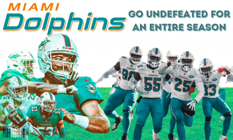 Infographics of the Undefeated 1972 Miami Dolphins Team