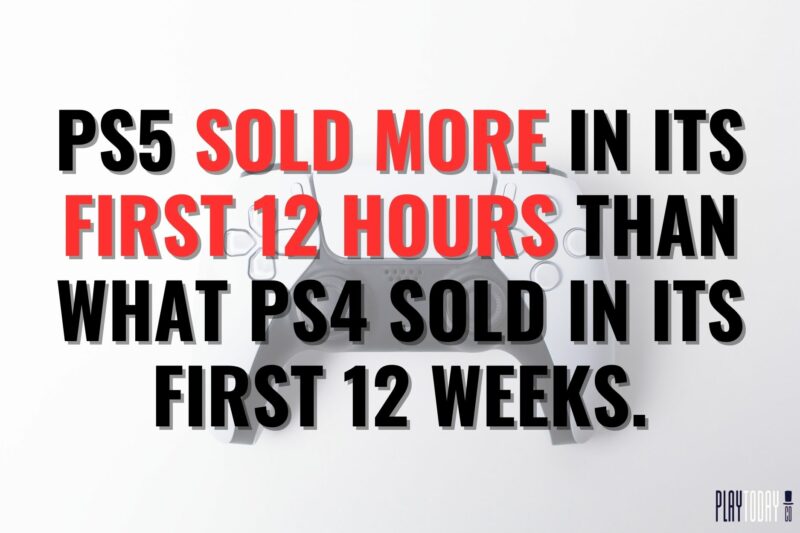 PS5 sold more than PS4