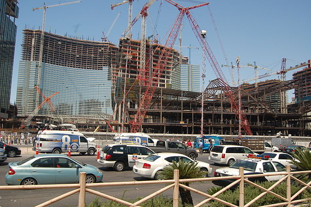 Construction of the CityCenter