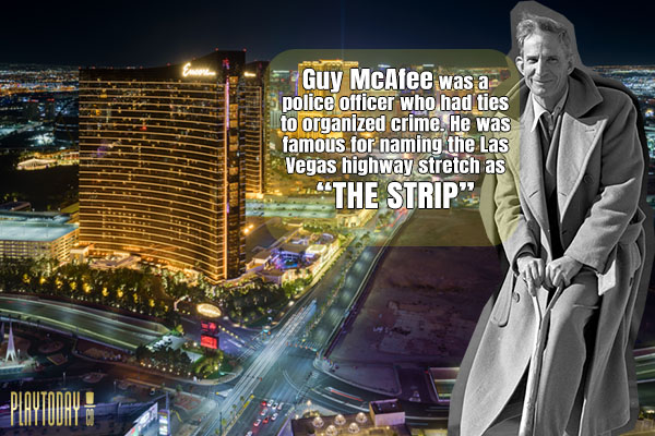 Text Visualizer of Guy Mcafee Naming The Strip