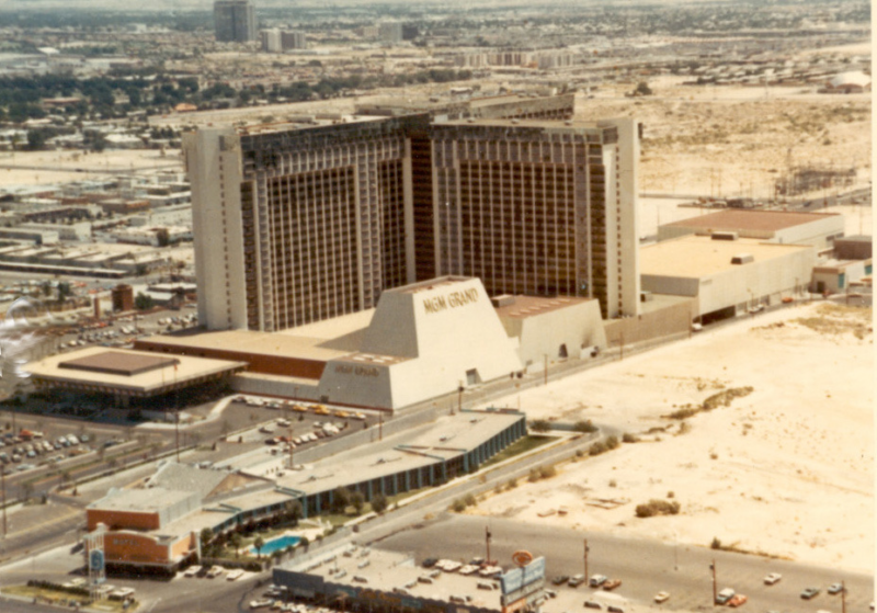 The MGM Grand Hotel and Casino in 1973
