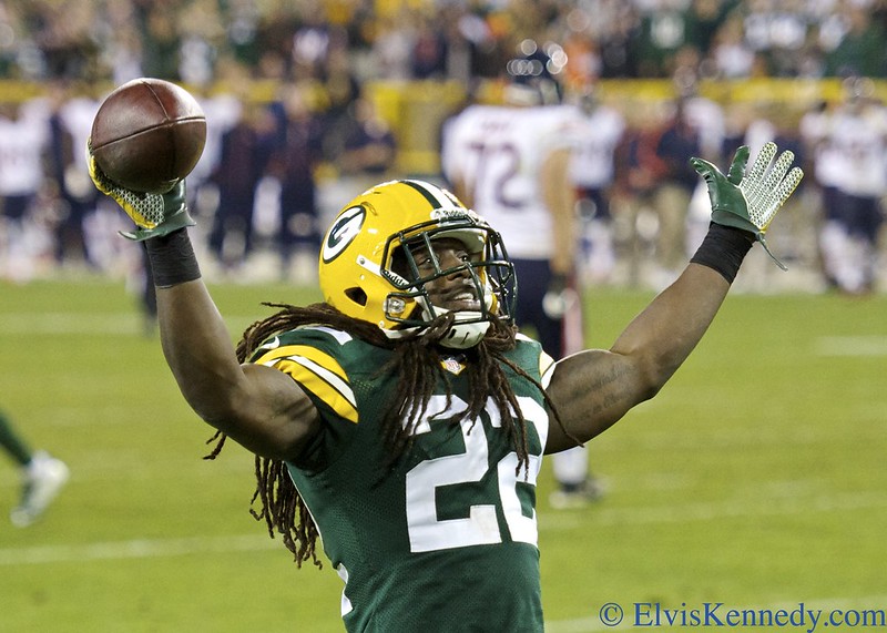 Green Bay Packers’ McMillian Celebrates a Win