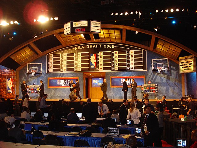 A View of the NBA Draft Setting Live