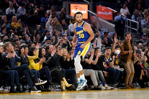 Stephen Curry at a game