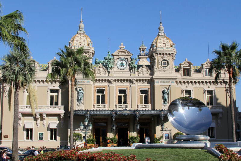 Exterior features of Casino de Monte-Carlo