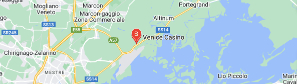Расположение казино Венеция на картах Google