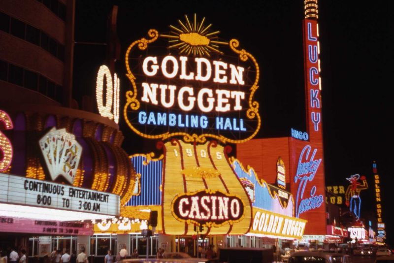 An outside shot of Golden Nugget Las Vegas Hotel Casino 
