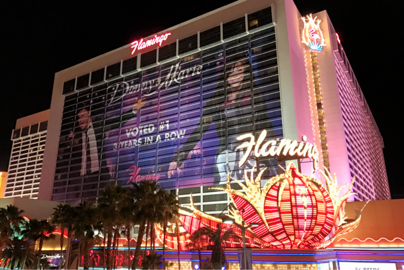 Outside shot of Flamingo Las Vegas Hotel and Casino 