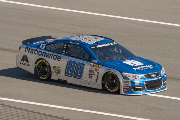 Photo of Dale’s vehicle during a race