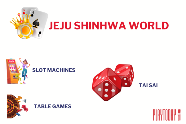 Jeju Shinhwa World casino games.