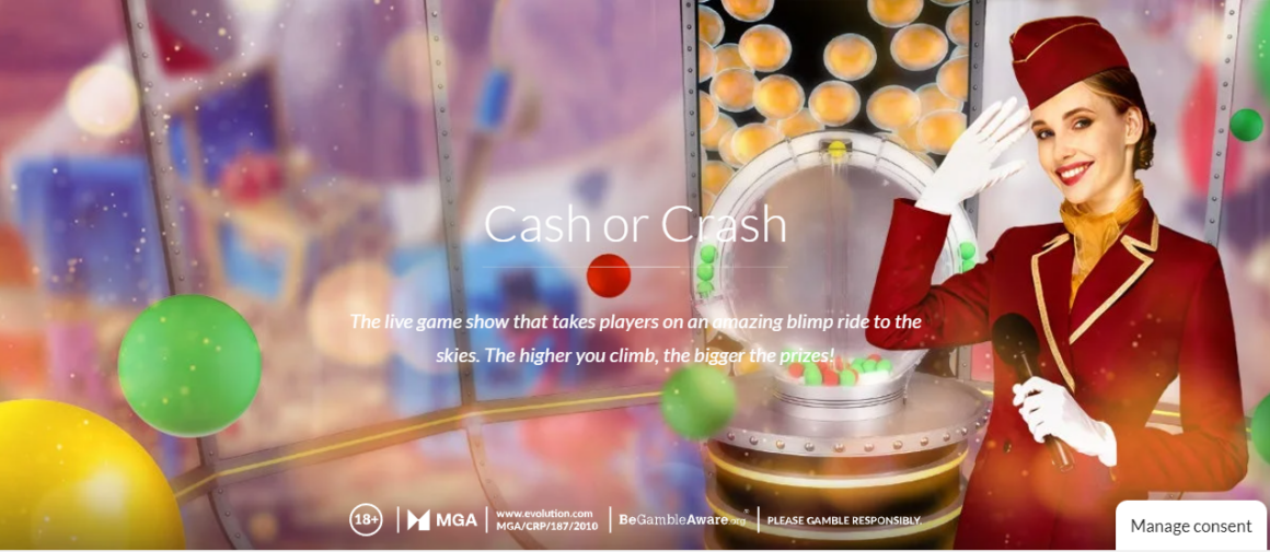 Cash or Crash Live Dealer Game Screenshot