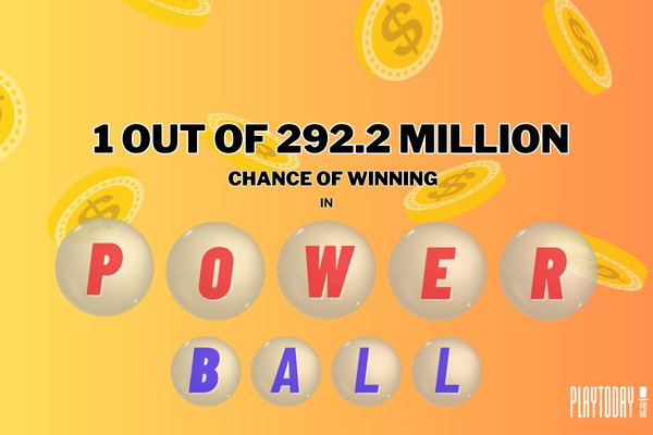An infographic about the chance of winning in Powerball