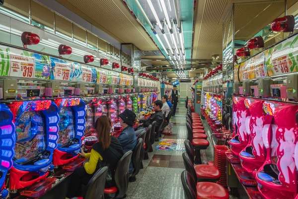 Pachinko Parlor in Japan