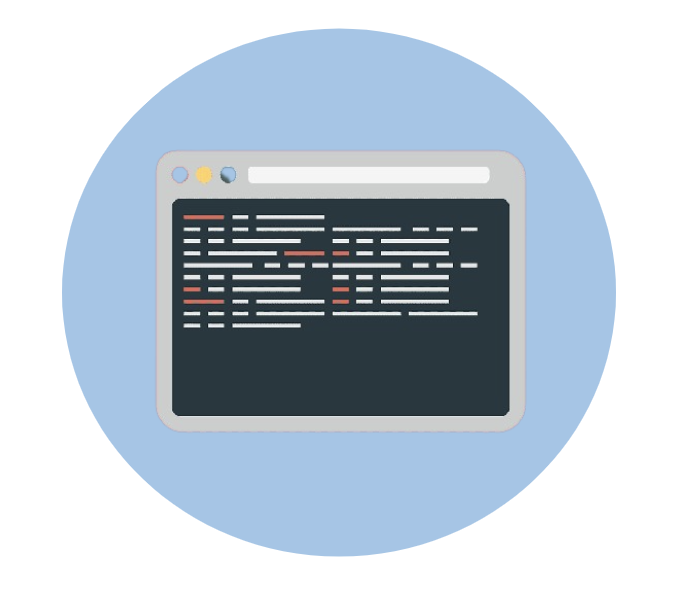Computer code icon 