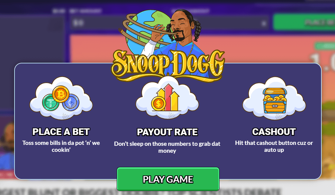 Snoop’s HotBox Welcome Page