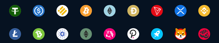 Supported Cryptocurrencies on Wolf.bet